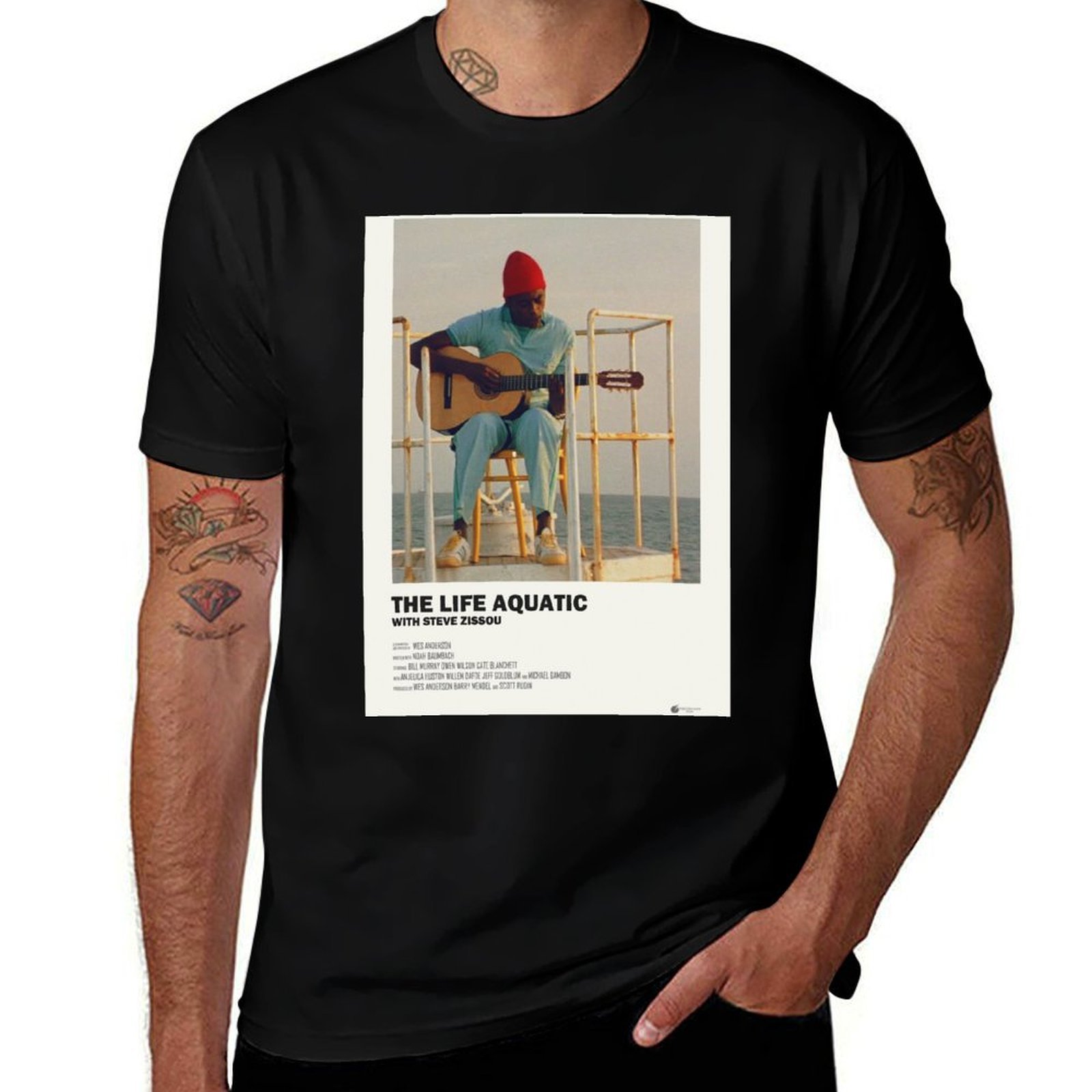 Aquatic Sports Poster - Футболка с принтом «The Life Aquatic»,