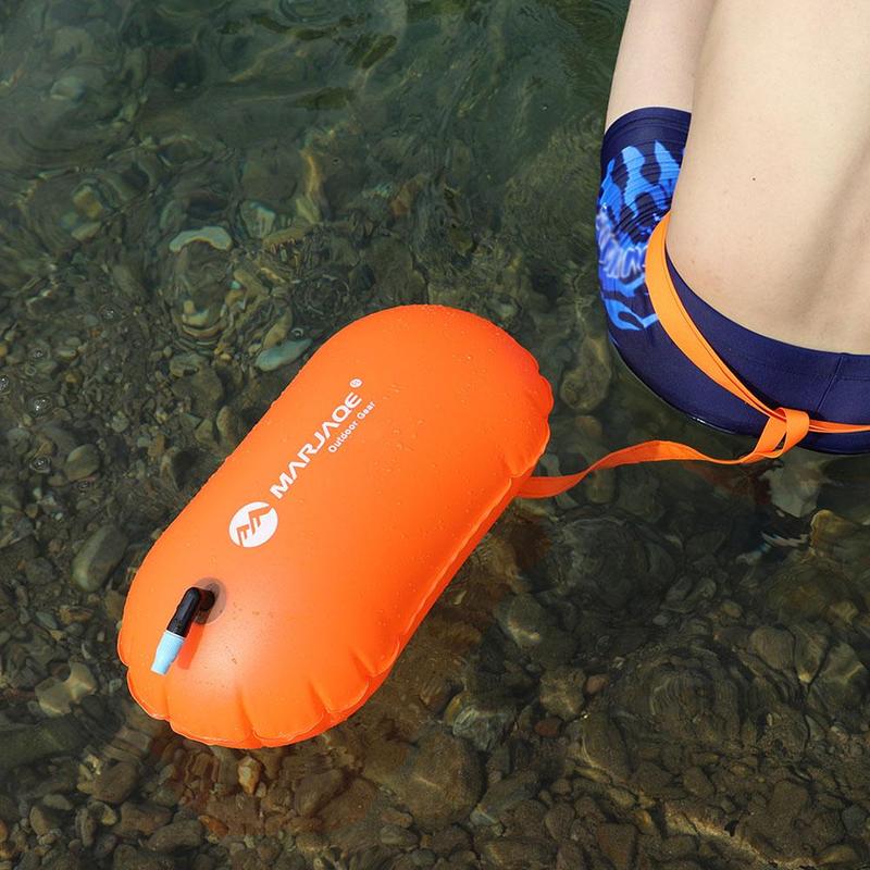 Надувной спасательный буй для  – обзор и цена Swim Buoy Open Water