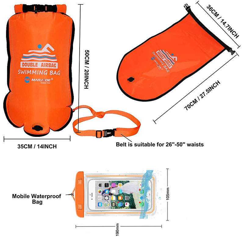 Водонепроницаемая надувная пла – обзор и цена Swim Buoy Open Water